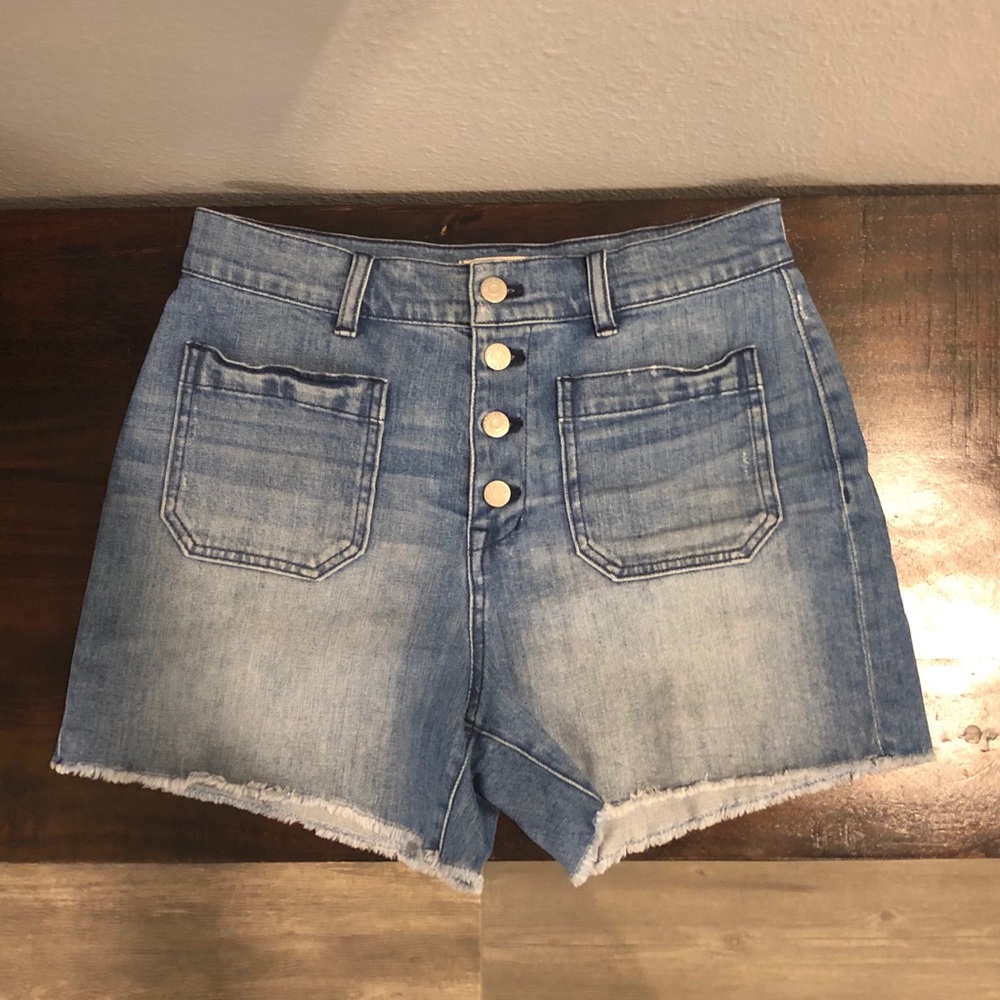 Madewell High Riser Denim Shorts
